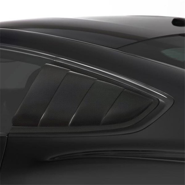 Gt Styling GT Styling GT4813X Louvered Quarter Window Covers for 2015-2020 Ford Mustang G49-GT4813X